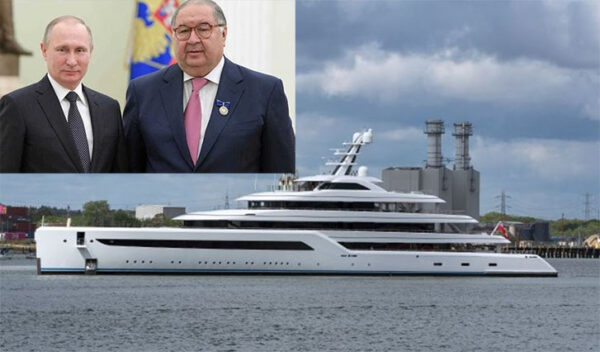 Putin-Linked Billionaire's $600 Million Yacht Seized By Germany: Report