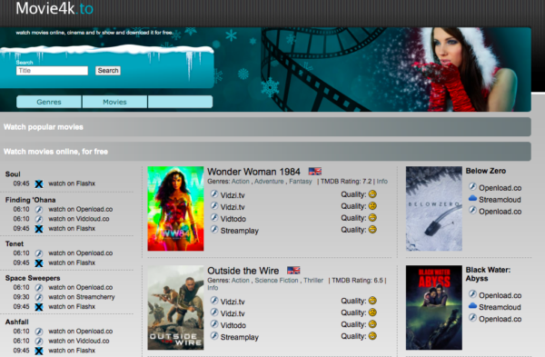 Movie4k Alternative Websites For Streaming Online Movies For Free