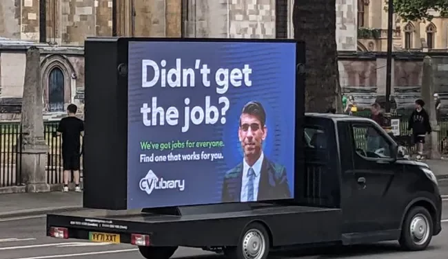 UK firm's brutal “didn't get the job” snigger that Rishi Sunak wasn't ready for