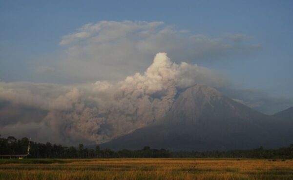 Volcano Erupts In Indonesia